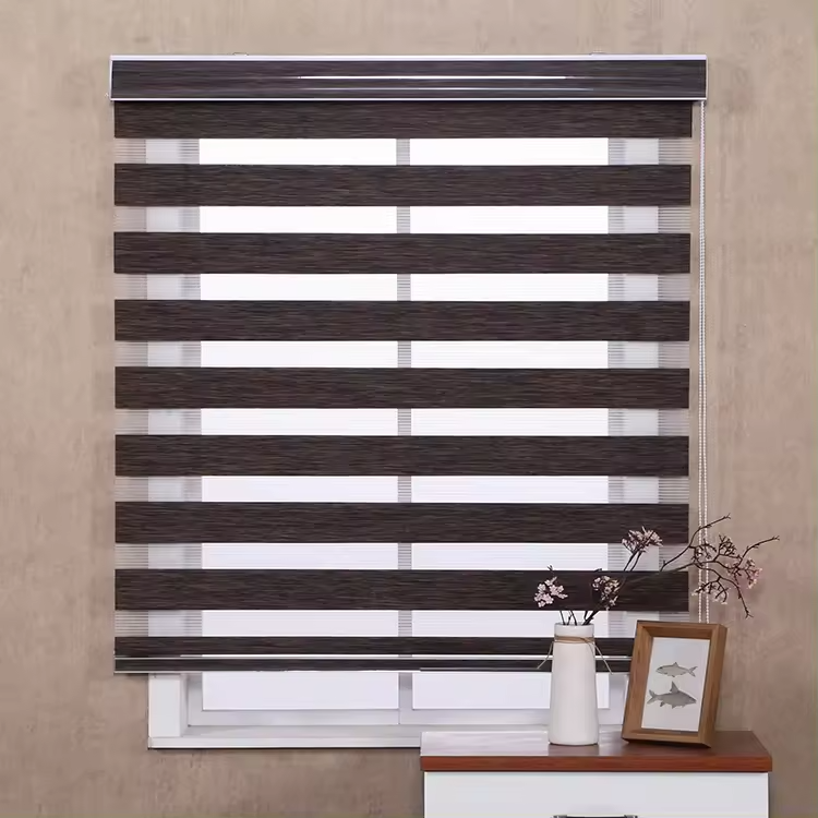 Manufacturer Modern High Quality Zebra Blind Blackout Day And Night Zebra Roller Blinds