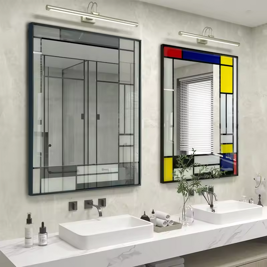 Modern Smart Mirrors Touch Switch Rectangle Smart Led Bathroom Mirror with Speaker Bath Mirrors With Time Display