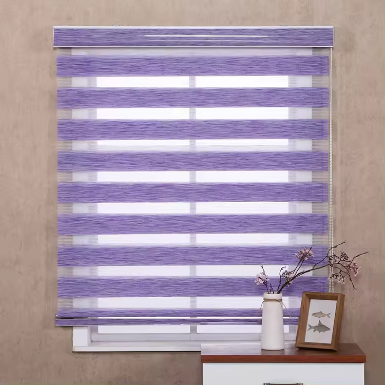 Manufacturer Modern High Quality Zebra Blind Blackout Day And Night Zebra Roller Blinds