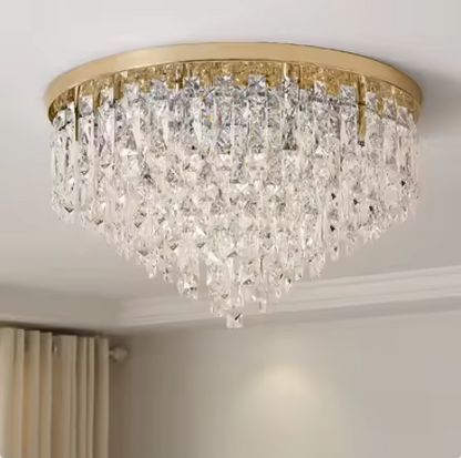 Indoor Room Round LED Ceiling Lamps Bedroom Dining Room Ceiling Light Crystal Luxury Ceiling Lights Kitchen Island Modern