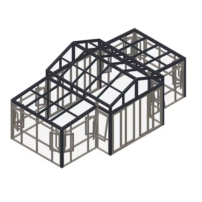 New Trends popular modern design glass sunroom for balcony and garden