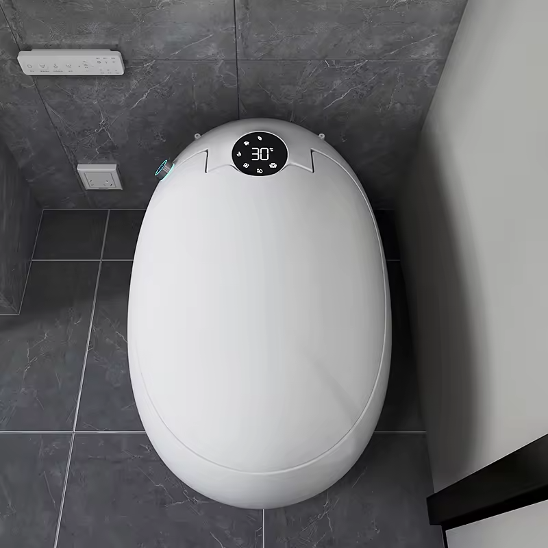 Egg shape luxury modern round one piece inodoro electric wc auto sensor open automatic flush intelligent smart toilet bowl