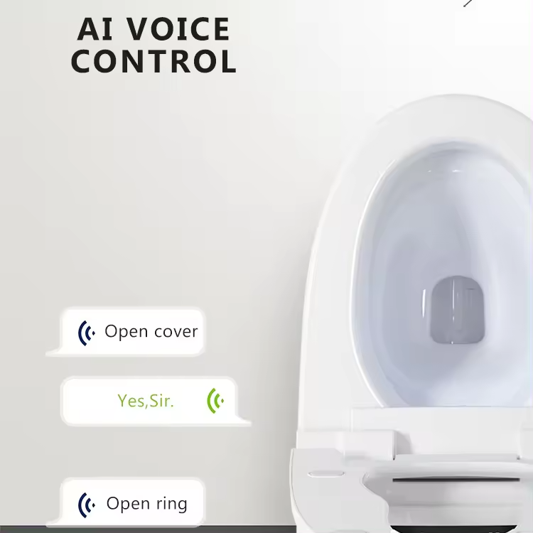 Bathroom modern luxury siphonic japanese toilet automatic smart 110v one piece ceramic smart japanes toilet