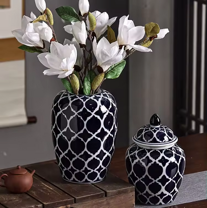 High temperature ceramic vase flower arrangement decorative decorations living room