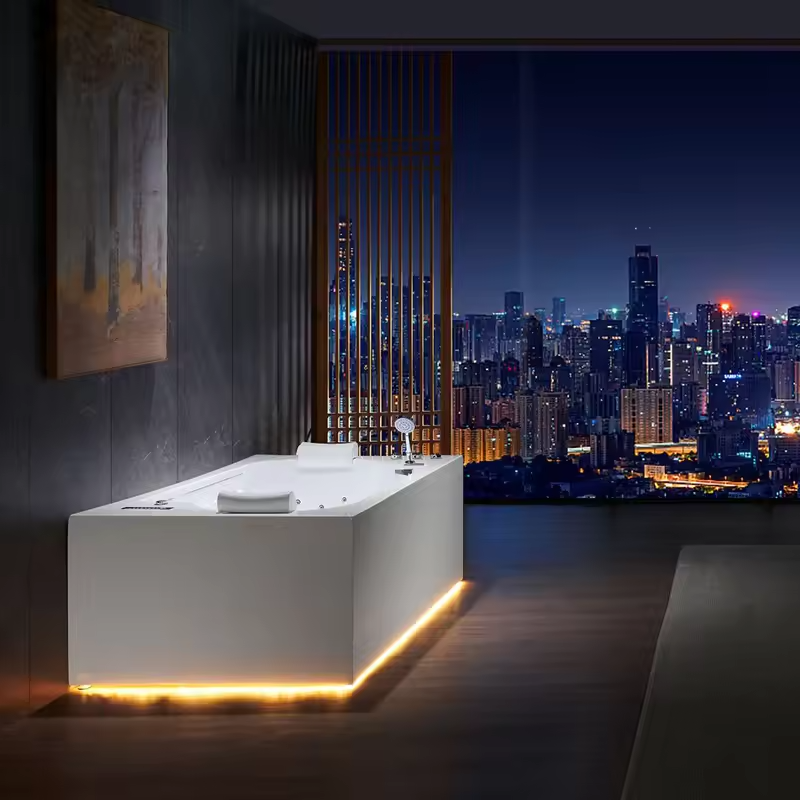 two person freestanding bathtub luxury corner hot tub multi functional hotel bathroom hydromassage bathtubs & whirlpools