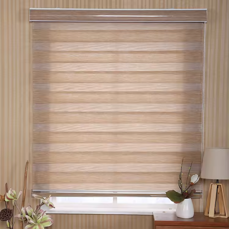 Manufacturer Modern High Quality Zebra Blind Blackout Day And Night Zebra Roller Blinds