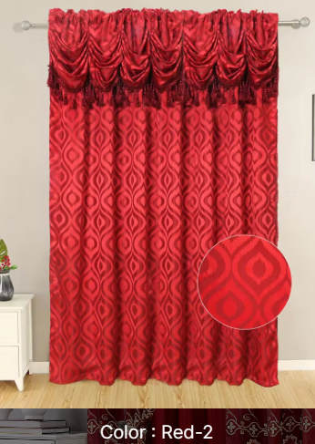 curtain with valance floral tulle designs embroidered rod voile sheer curtains for windows