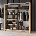 LIZBONA 2 203cm Sliding Door Wardrobe Oak Sonoma